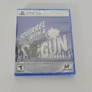Sealed  PS5 Squirrel With A Gun - Blue Case